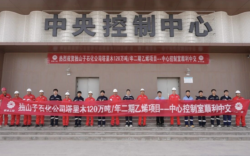 塔里木120万吨/年乙烯项目顺利中交：领航国际赋能国家级重点能源化工工程取得重大成果